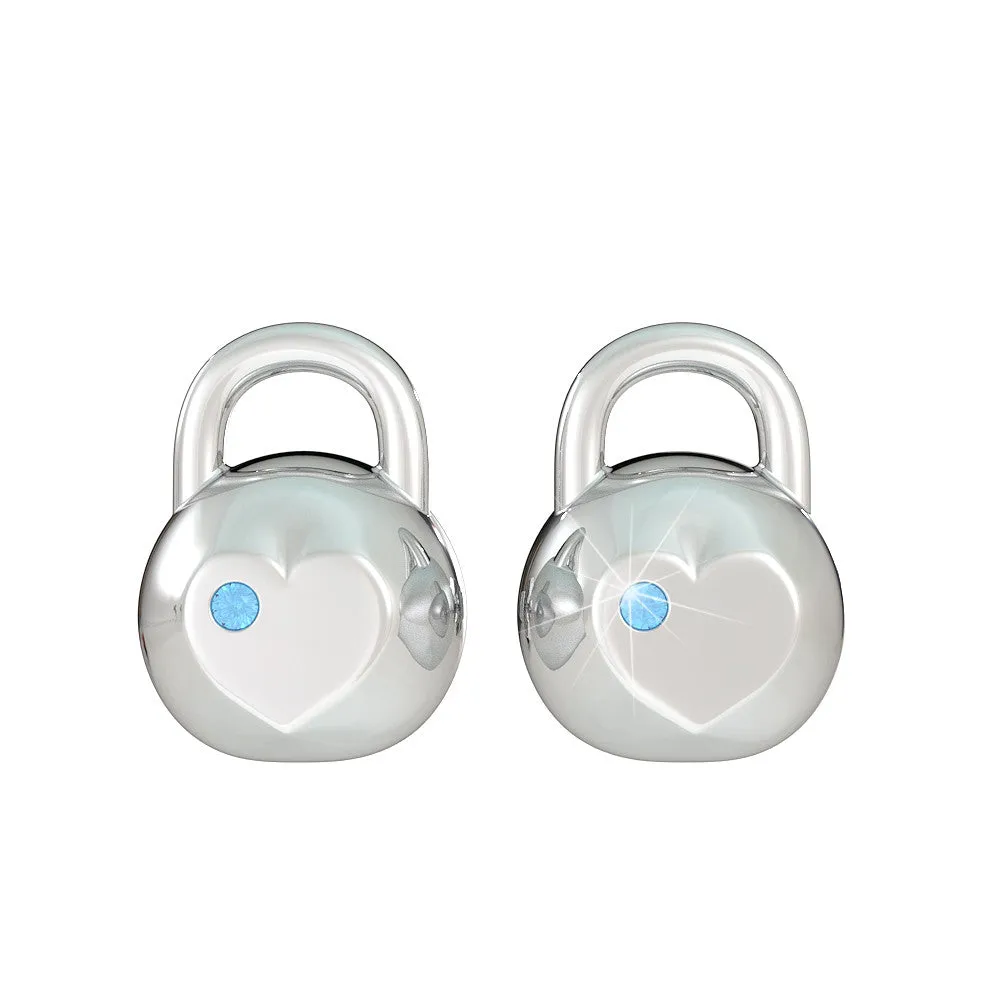 Kettlebell Birthstone Earrings