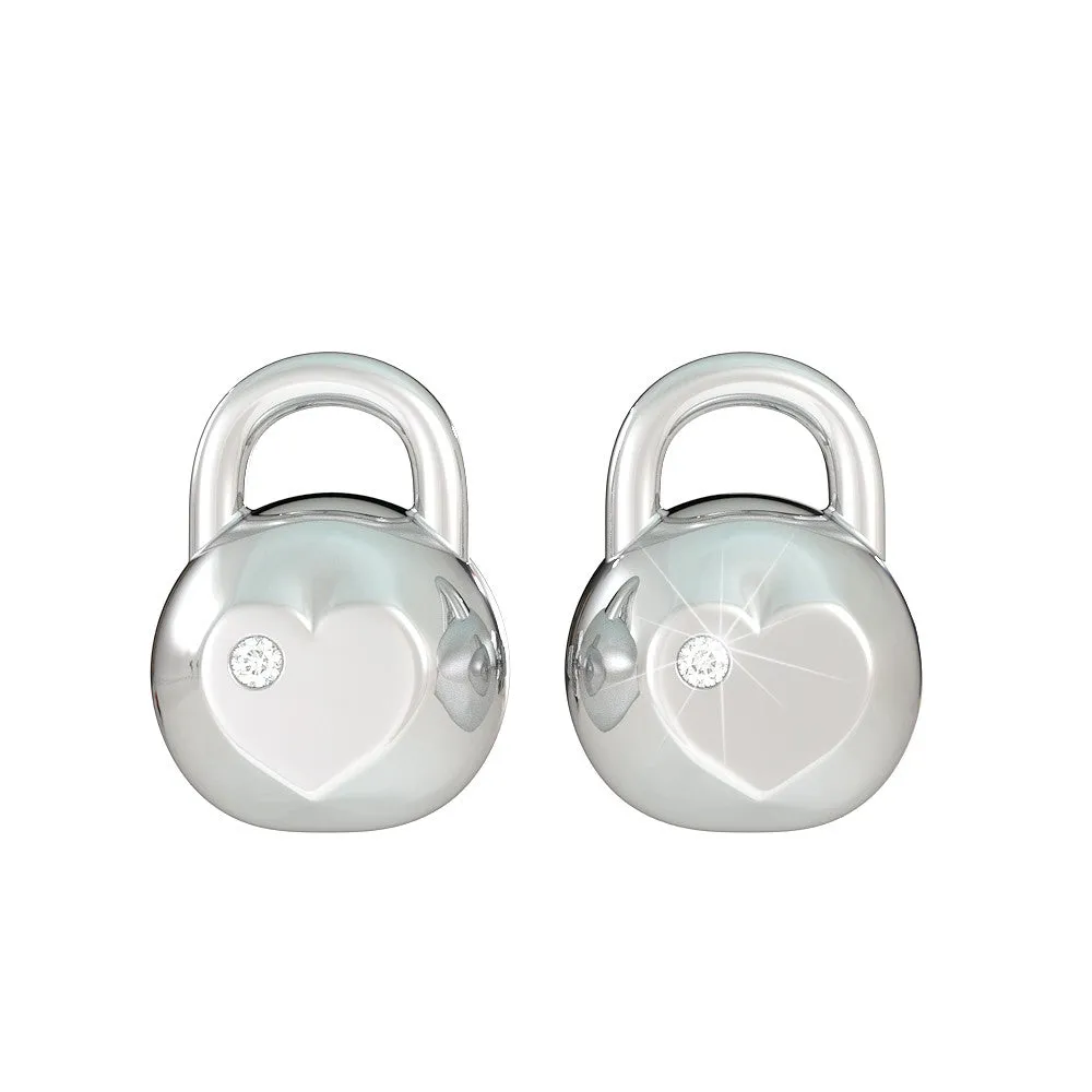Kettlebell Birthstone Earrings