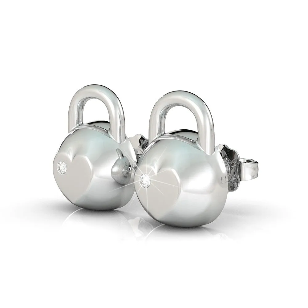Kettlebell Birthstone Earrings