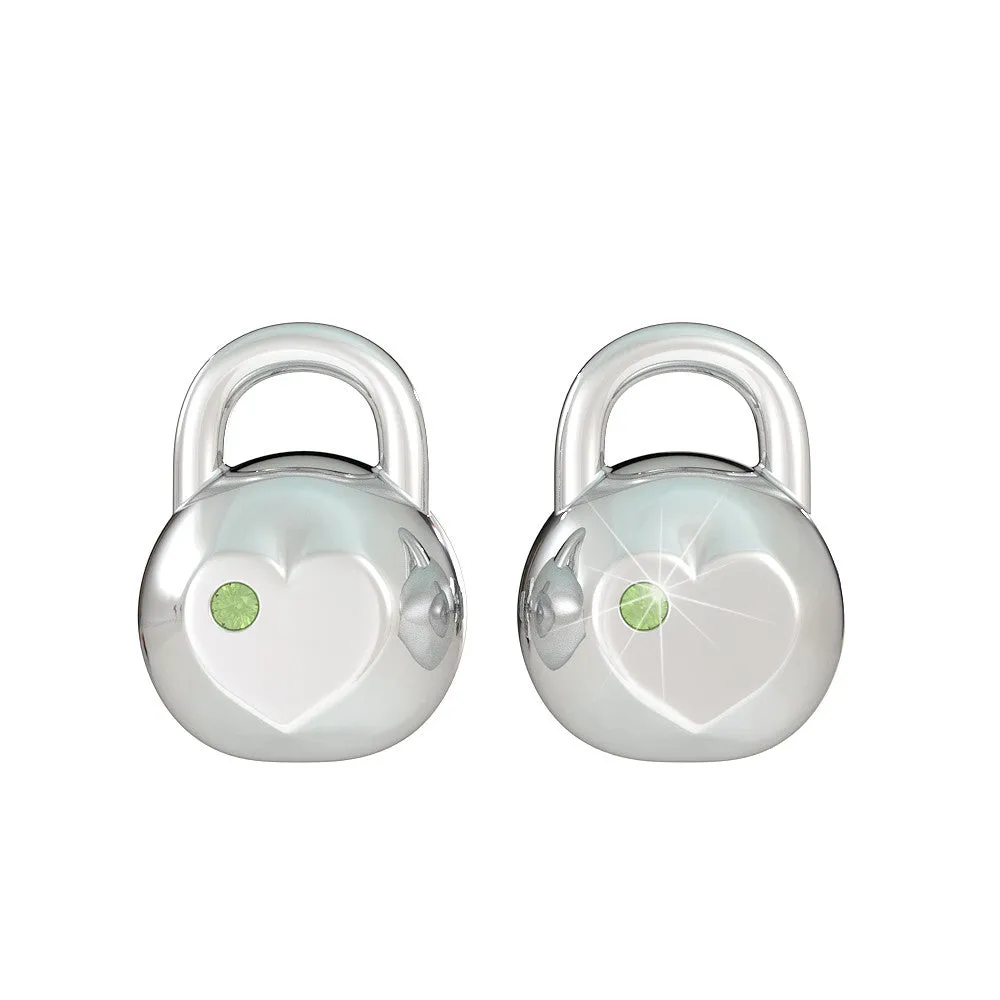 Kettlebell Birthstone Earrings