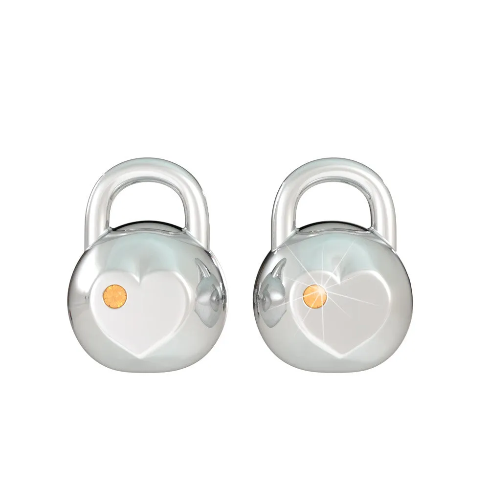 Kettlebell Birthstone Earrings