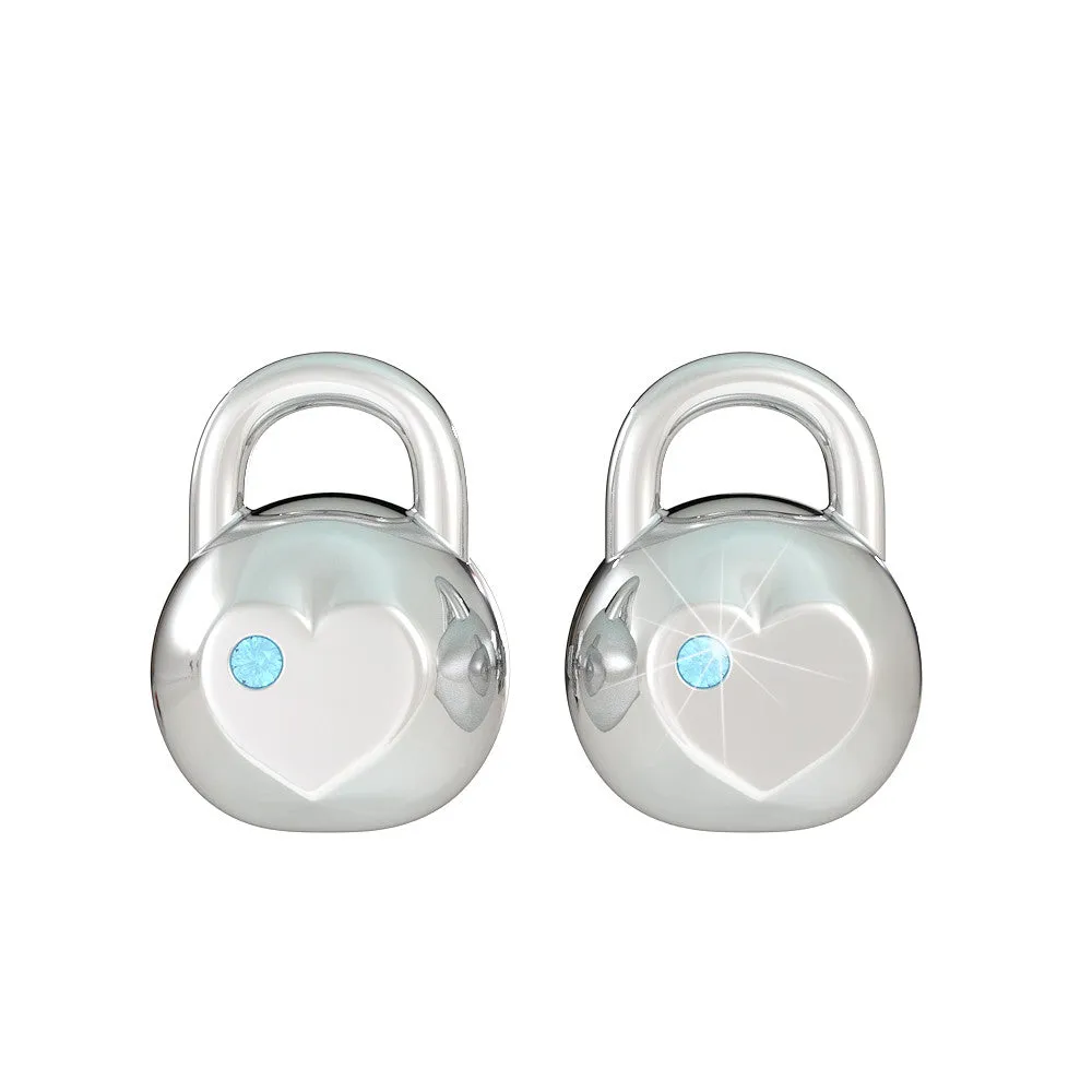 Kettlebell Birthstone Earrings