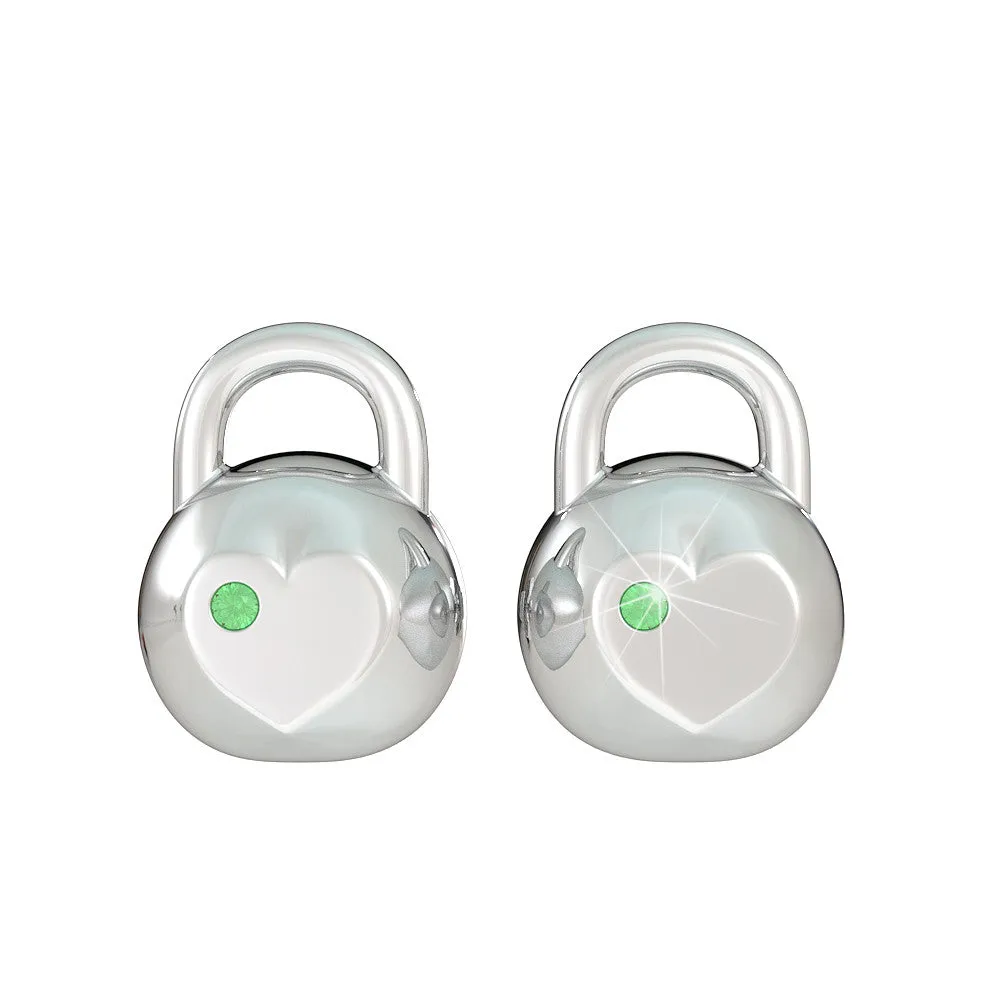 Kettlebell Birthstone Earrings