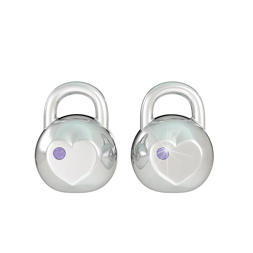 Kettlebell Birthstone Earrings