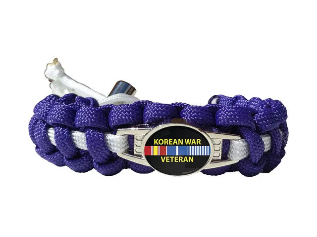 Korean War Veteran Paracord Bracelet