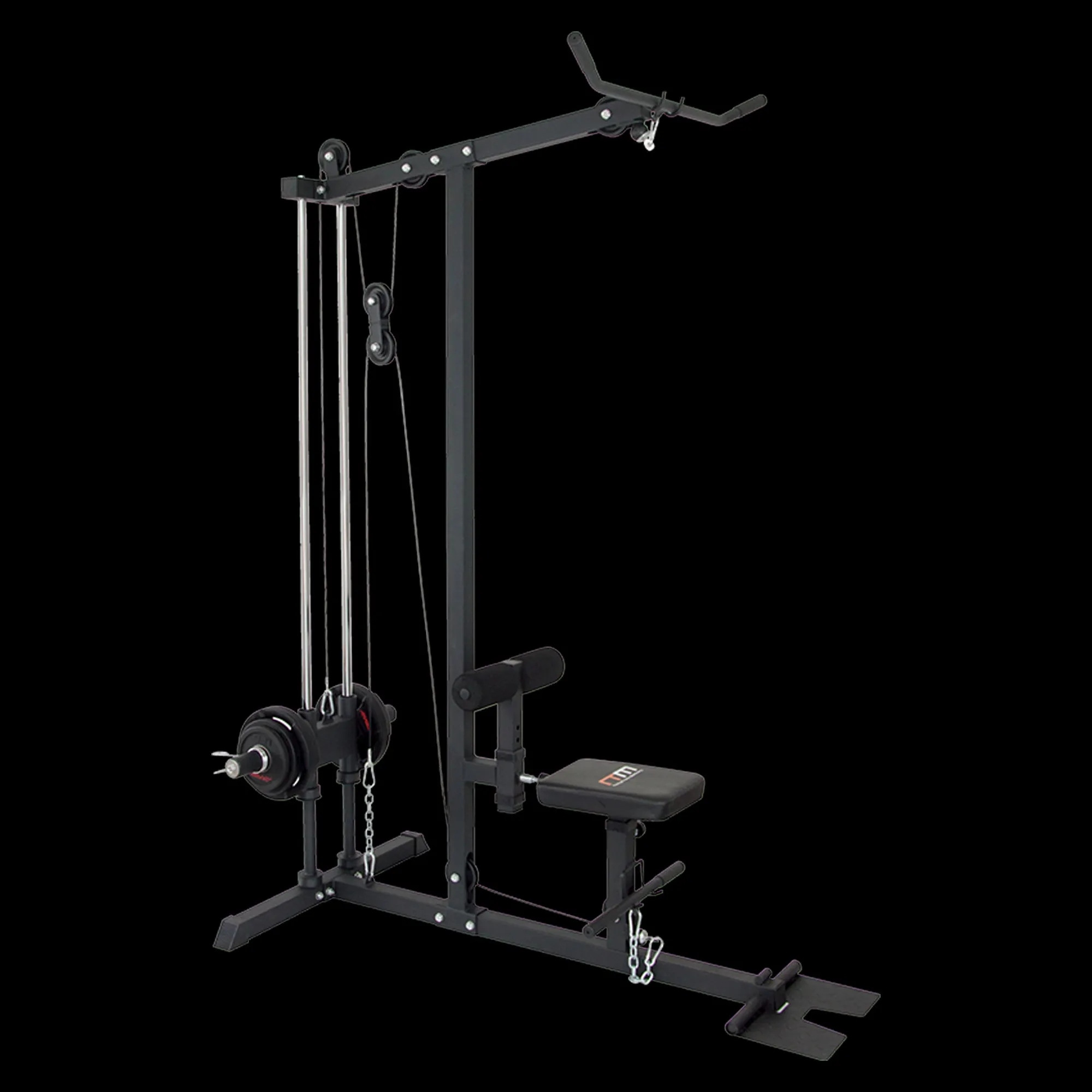 Lat Pull Down Low Row Fitness Machine
