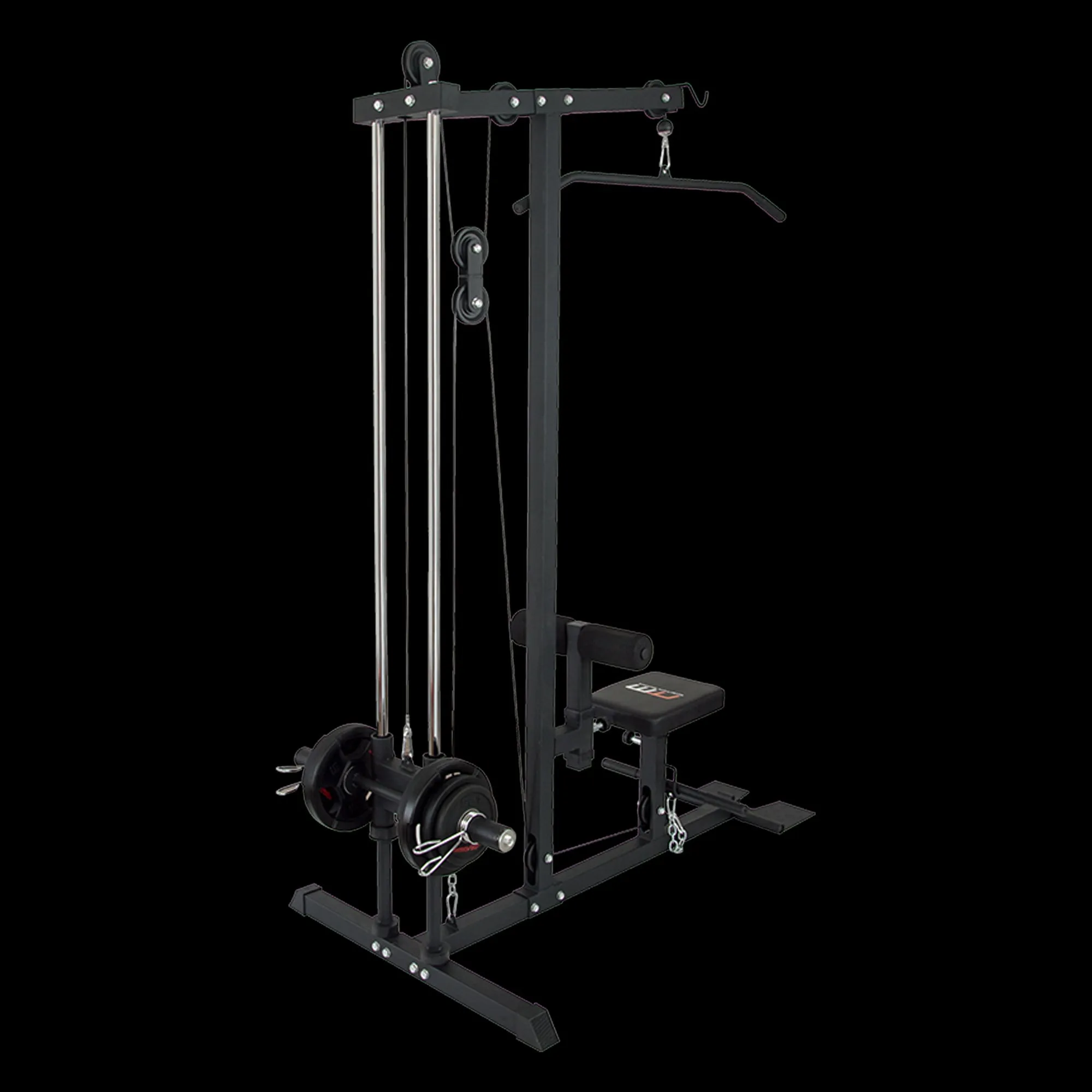Lat Pull Down Low Row Fitness Machine