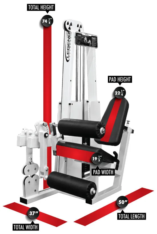 LEGEND FITNESS LEG EXTENSION - LEG CURL COMBO - 918