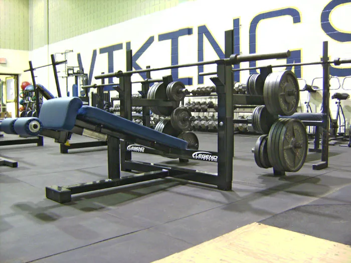 LEGEND FITNESS OLYMPIC DECLINE BENCH W/STORAGE - 3157