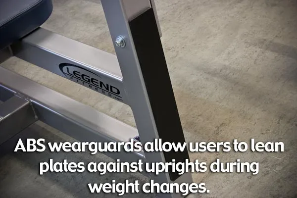 LEGEND FITNESS OLYMPIC DECLINE BENCH W/STORAGE - 3157