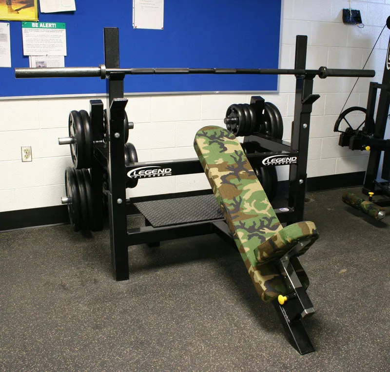 LEGEND FITNESS OLYMPIC INCLINE BENCH W/STORAGE - 3154