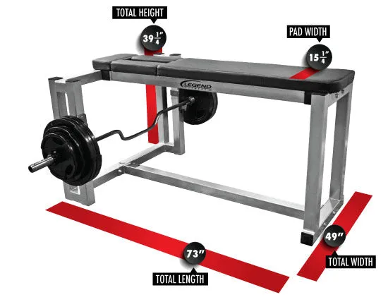 LEGEND FITNESS PRO SERIES PRONE HIGH ROW - 3225