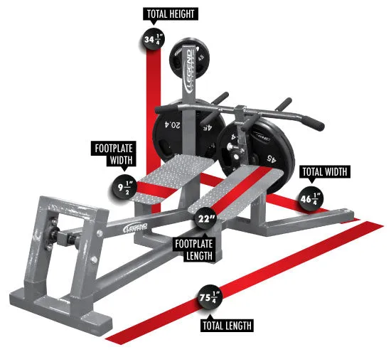 LEGEND FITNESS T-BAR ROW - 3260