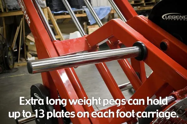 LEGEND FITNESS UNILATERAL ANGLED LEG PRESS - 3308