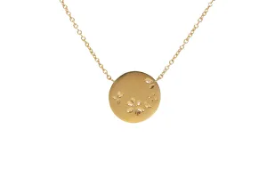 LG PETAL DOT NECKLACE