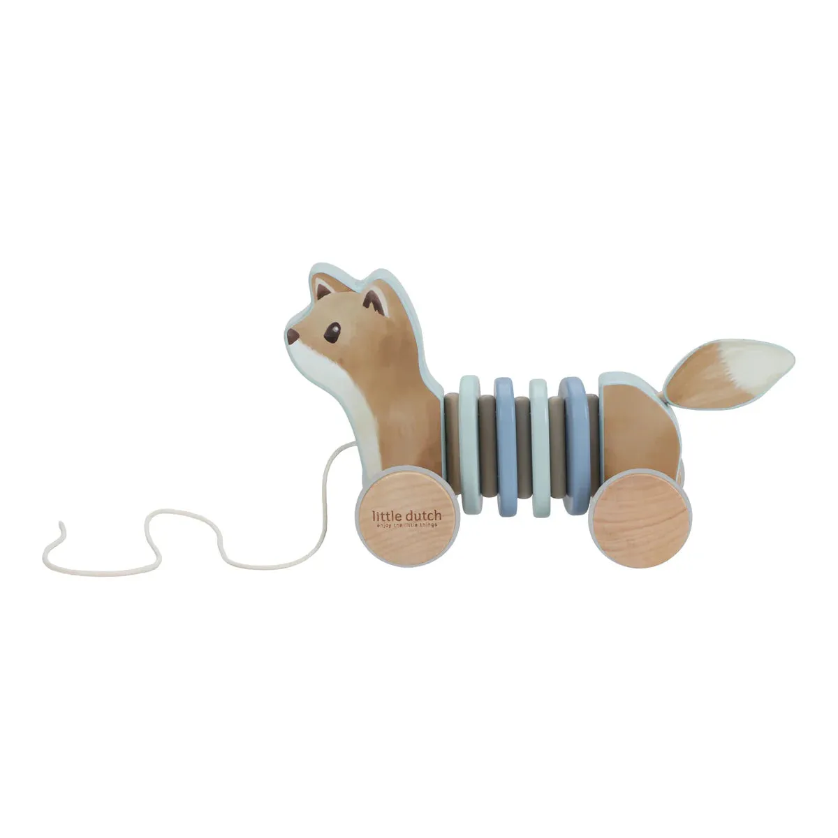 Little Dutch Pull-along Wiggle Fox - Forest Friends