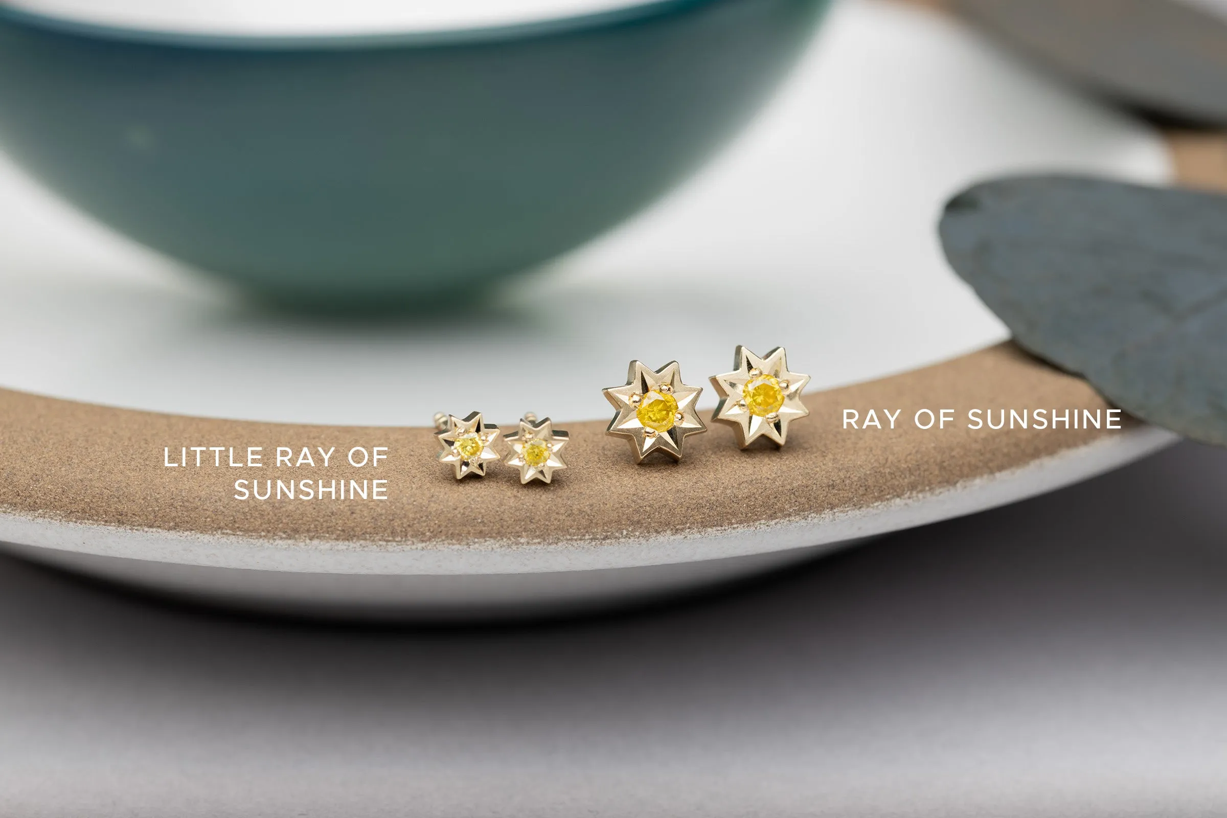 Little Ray of Sunshine Studs