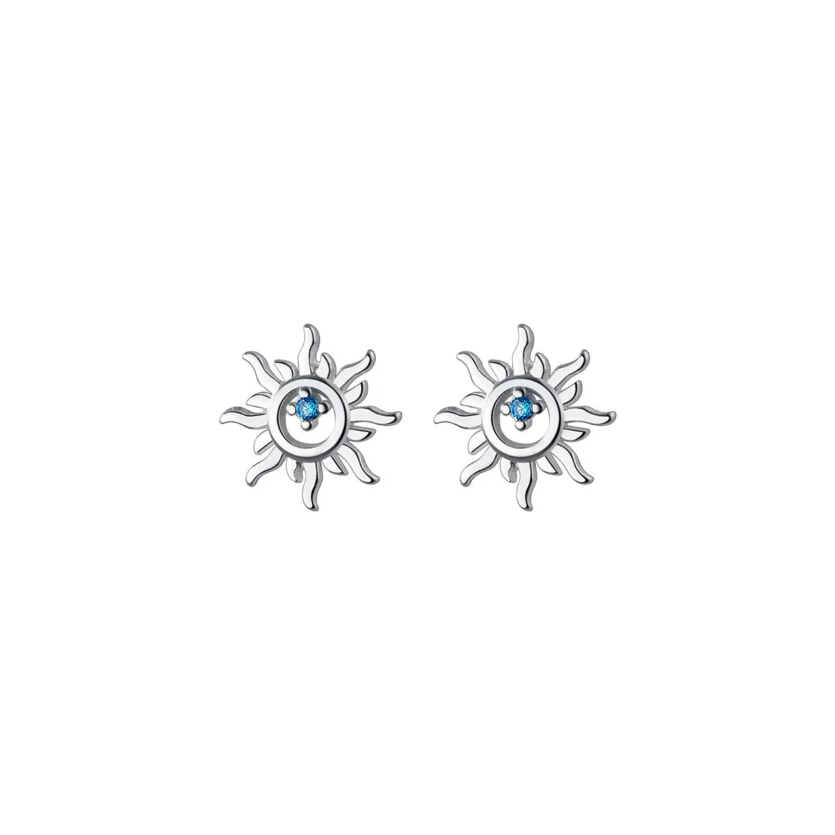 Little Sun Screw Back Studs Earrings - ESB013
