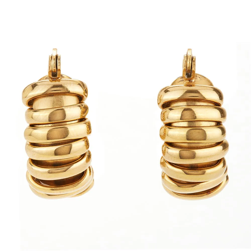Looped Gold Hoops