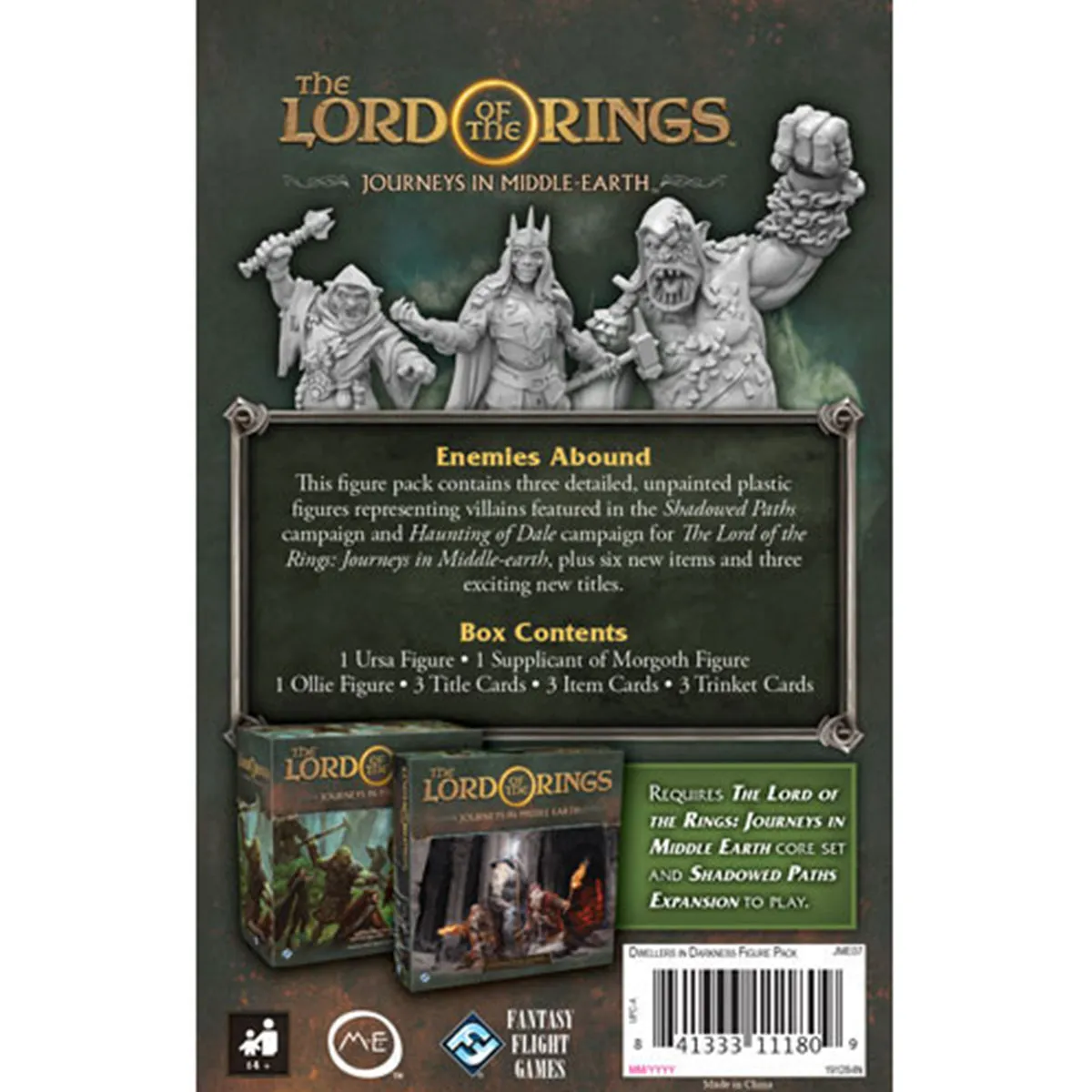 Lord of the Rings Journeys in Middle Earth Dwellers in Darkness