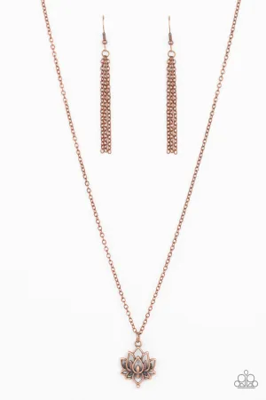 Lotus Retreat Copper Paparazzi Necklace