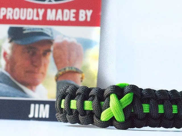 Lymphoma Awareness Paracord Bracelet