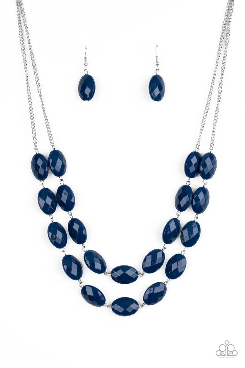 Max Volume Blue Paparazzi Necklace