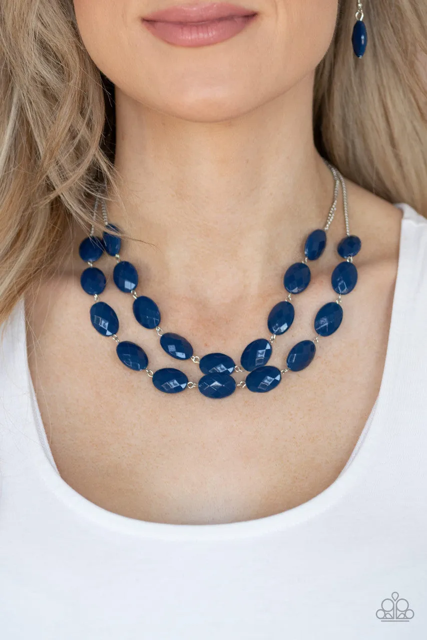 Max Volume Blue Paparazzi Necklace