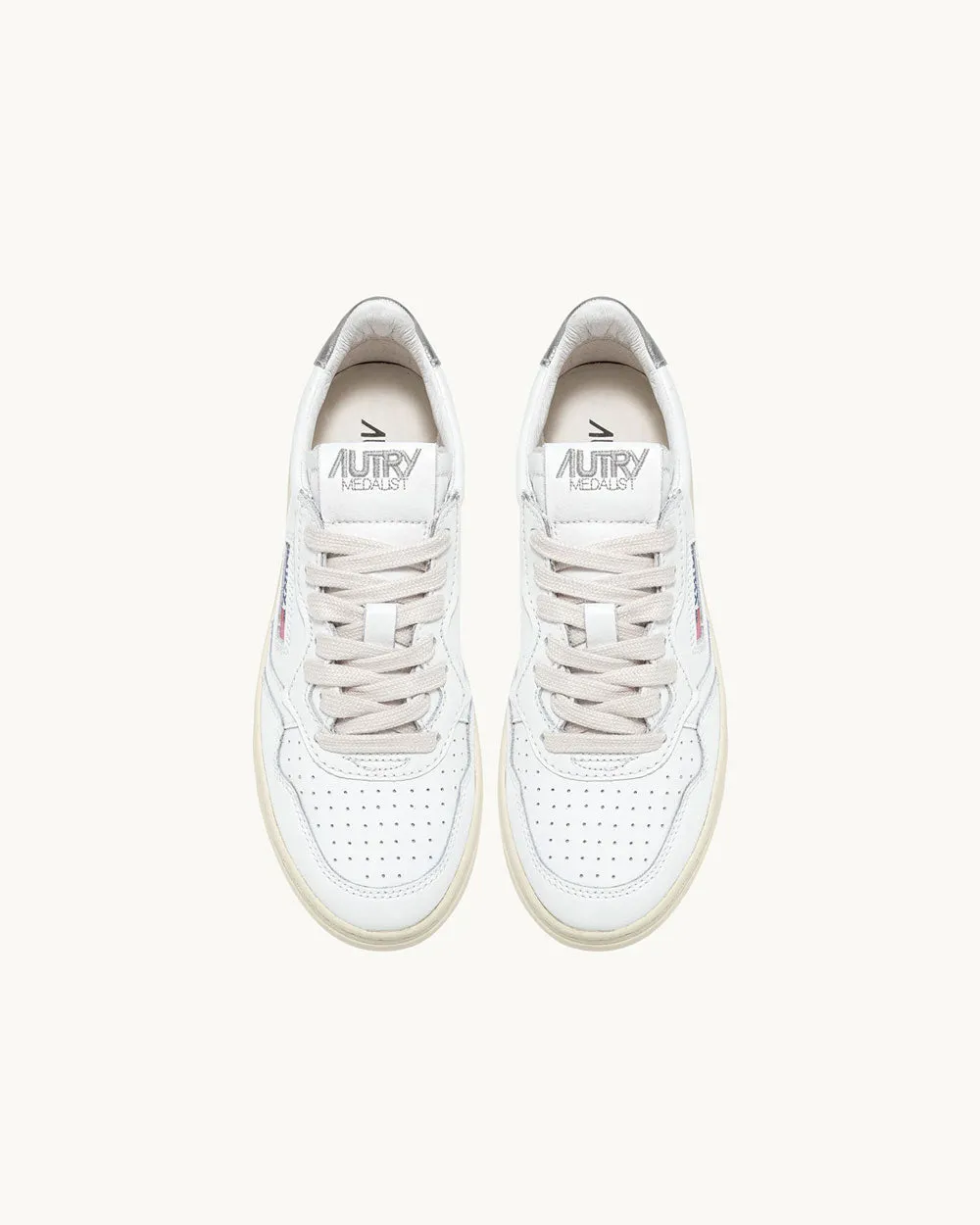Medalist Low Wom - Leat/Leat White/Silver