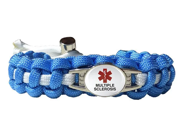 Medical ID Multiple Sclerosis Paracord Bracelet