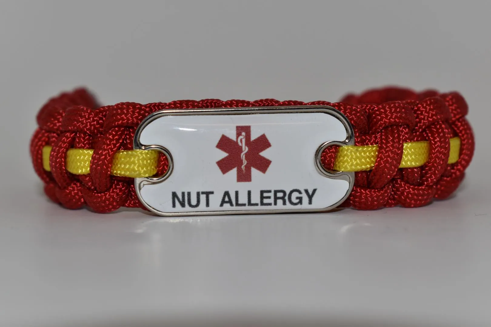 Medical ID Nut Allergy Paracord Bracelet