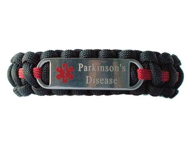 Medical ID Parkinson's Disease Paracord Bracelet