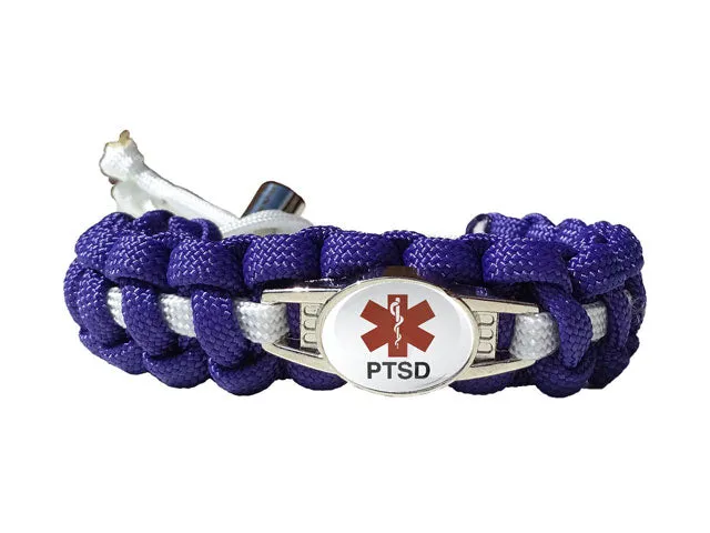 Medical ID PTSD Paracord Bracelet