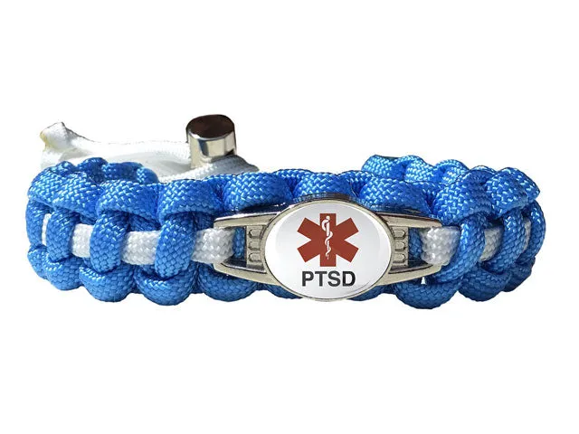 Medical ID PTSD Paracord Bracelet