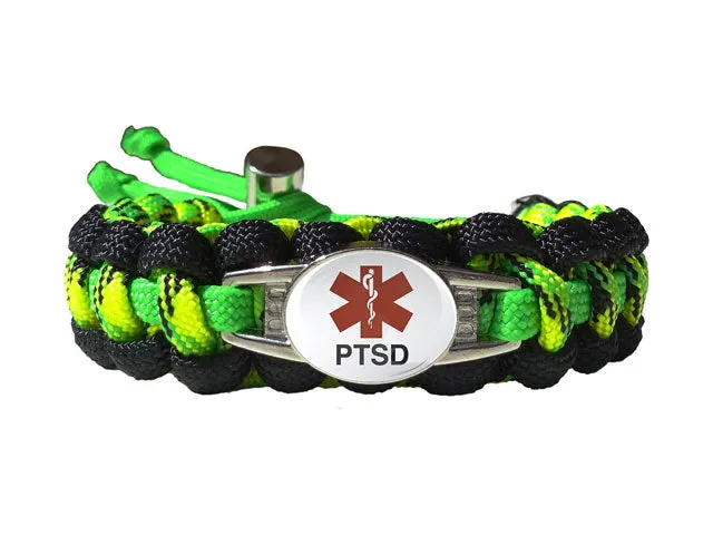 Medical ID PTSD Paracord Bracelet