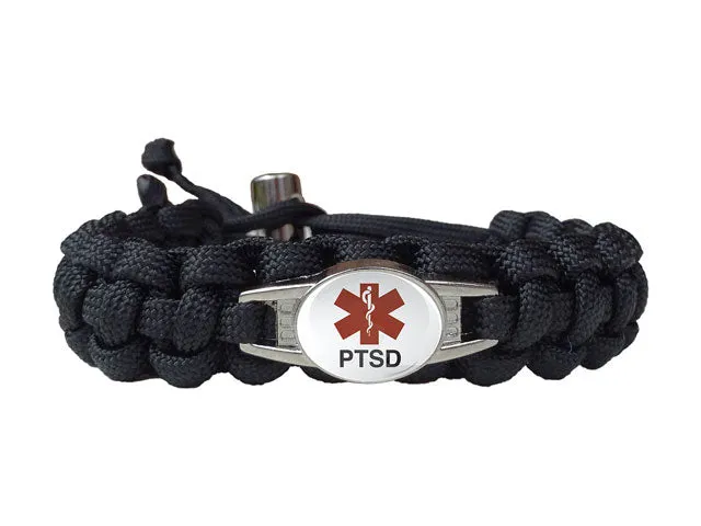 Medical ID PTSD Paracord Bracelet