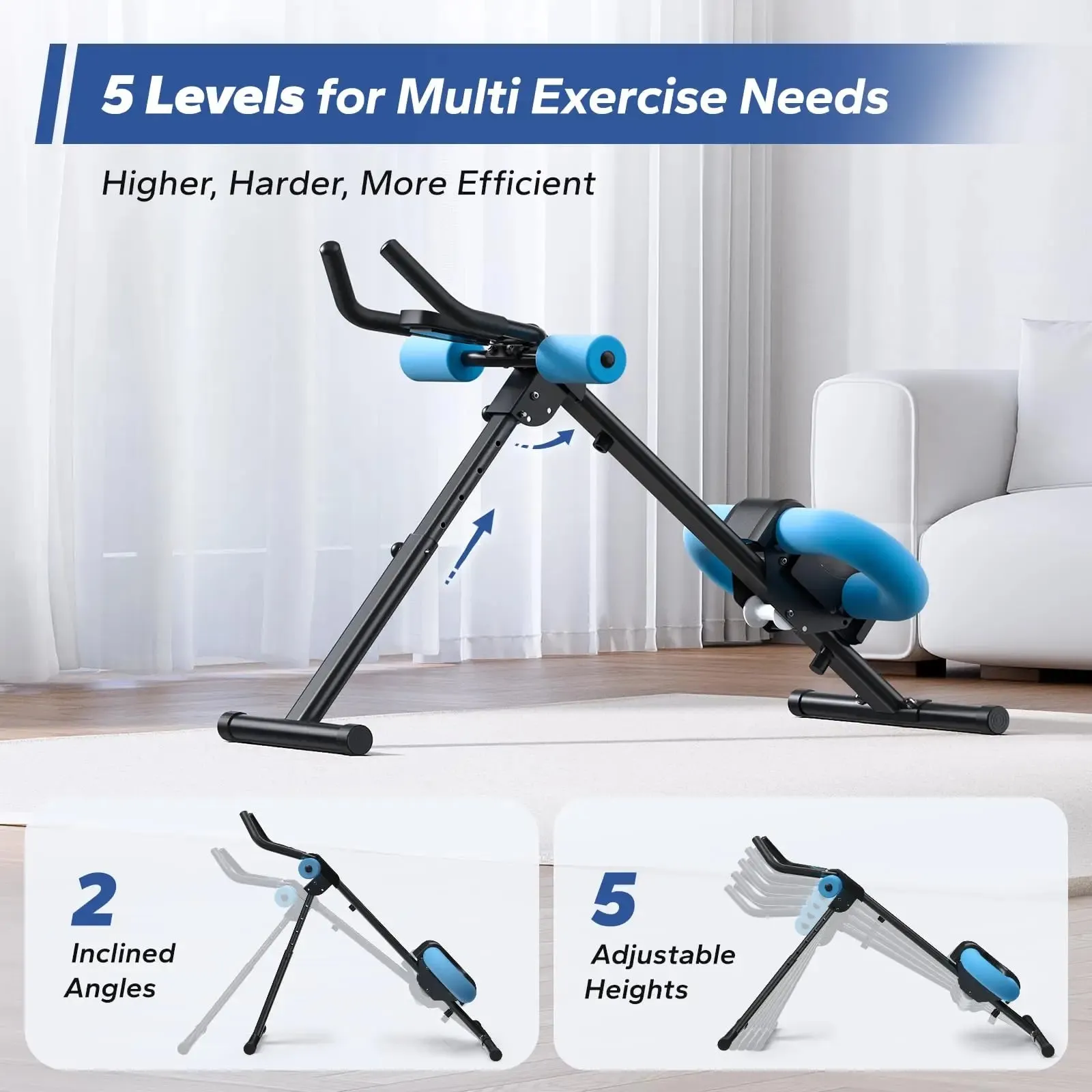MERACH Adjustable Ab Machine