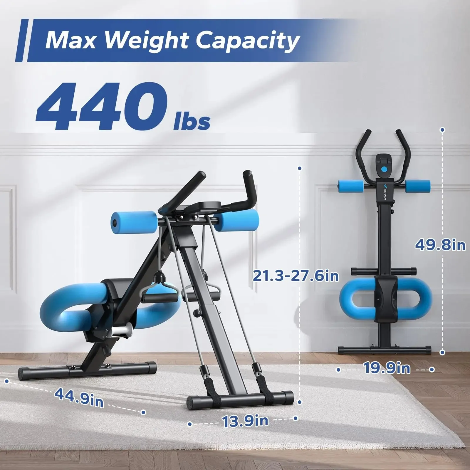 MERACH Adjustable Ab Machine