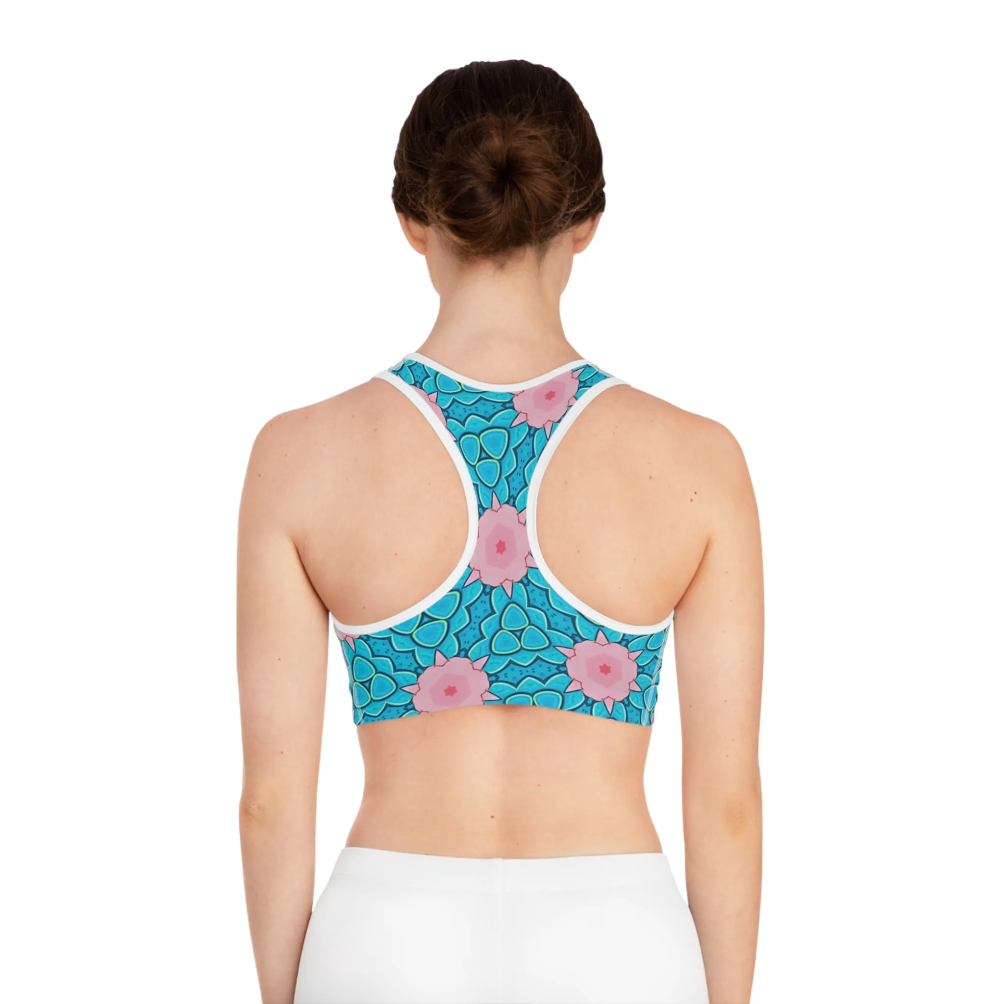Mermaids Garden Sports Bra for Active Women - Stylish & Comfortable Workout Gear