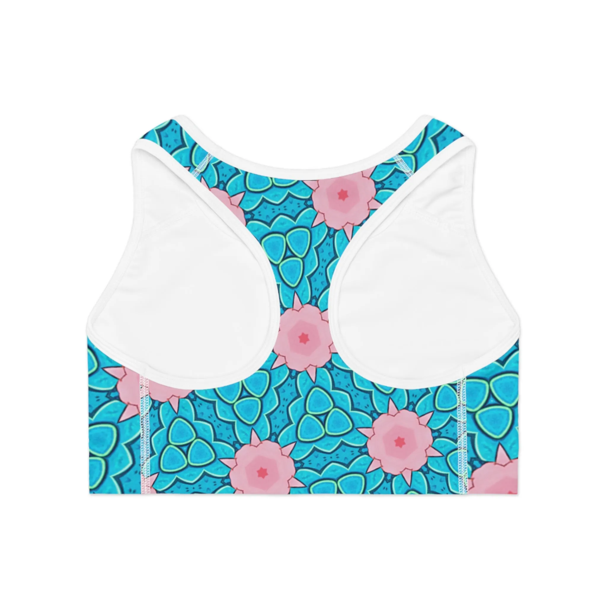 Mermaids Garden Sports Bra for Active Women - Stylish & Comfortable Workout Gear