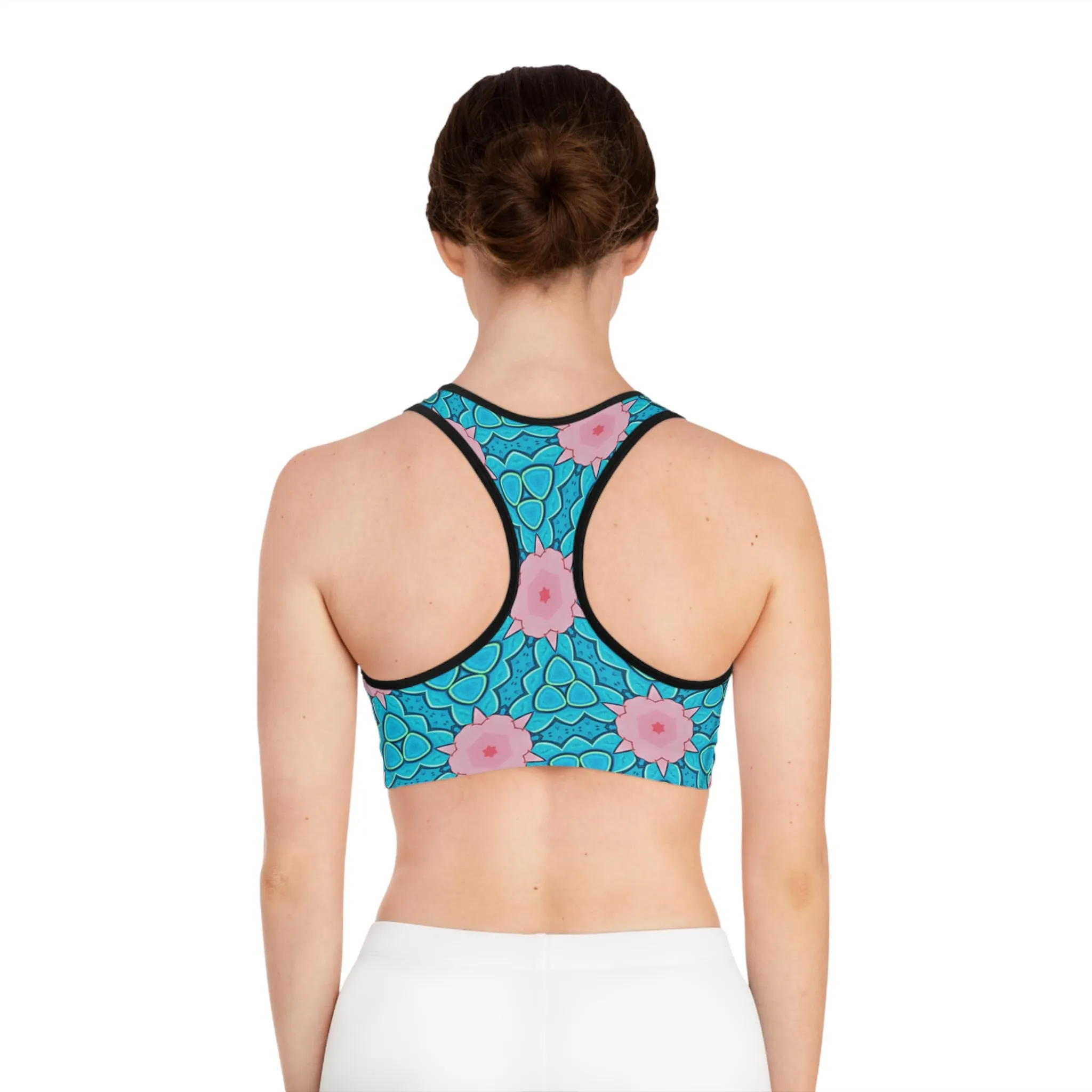 Mermaids Garden Sports Bra for Active Women - Stylish & Comfortable Workout Gear