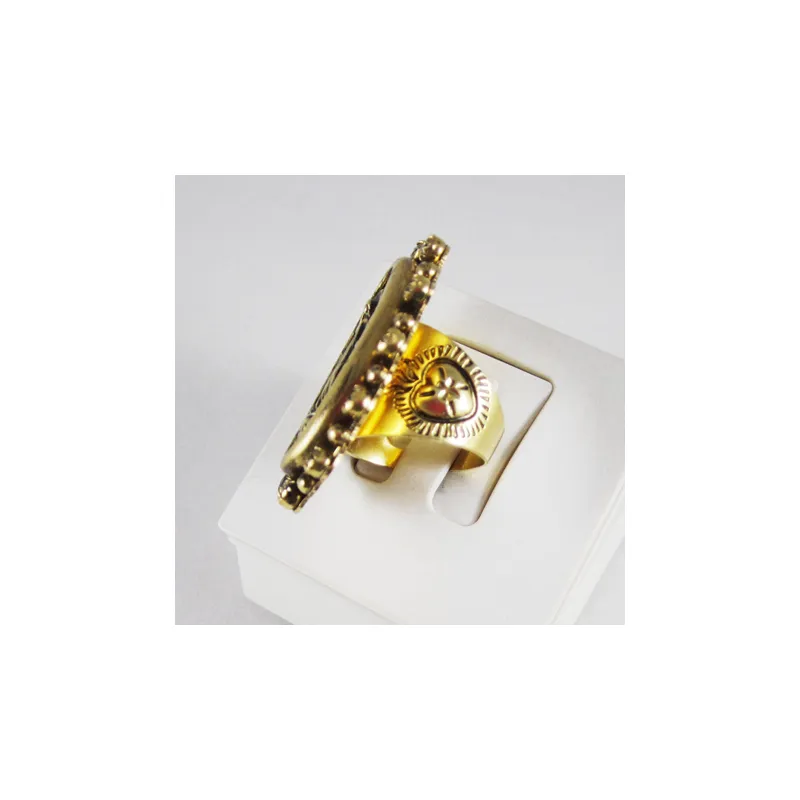 Milagrosa (Ring, Gold, Clear) (R:MI-SG-A1-xx)