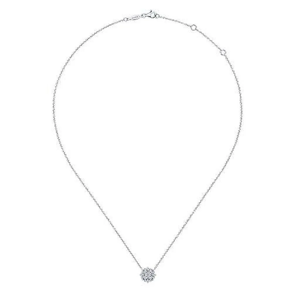 Milgrain Diamond Pendant