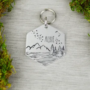 Milky Way Pet ID Tag