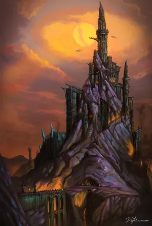 Minas Morgul Mordor Poster