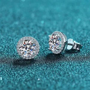 Moissanite Diamonds Studs Earrings - EM027