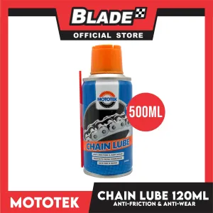 Mototek Chain Lube 120ml- Anti-Friction and Anti-Wear