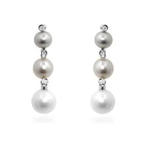 Multicolor Pearl Earrings