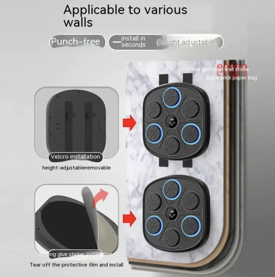 Music Boxing Target Wall Trainer