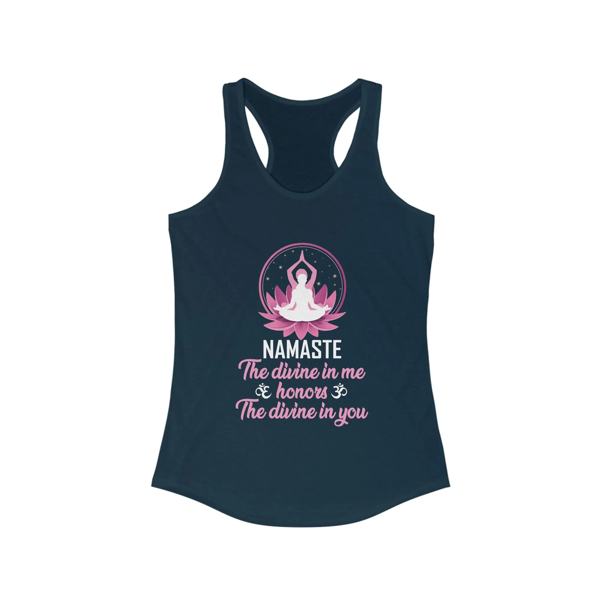 Namaste- The Divine In Me Racerback Tank Top